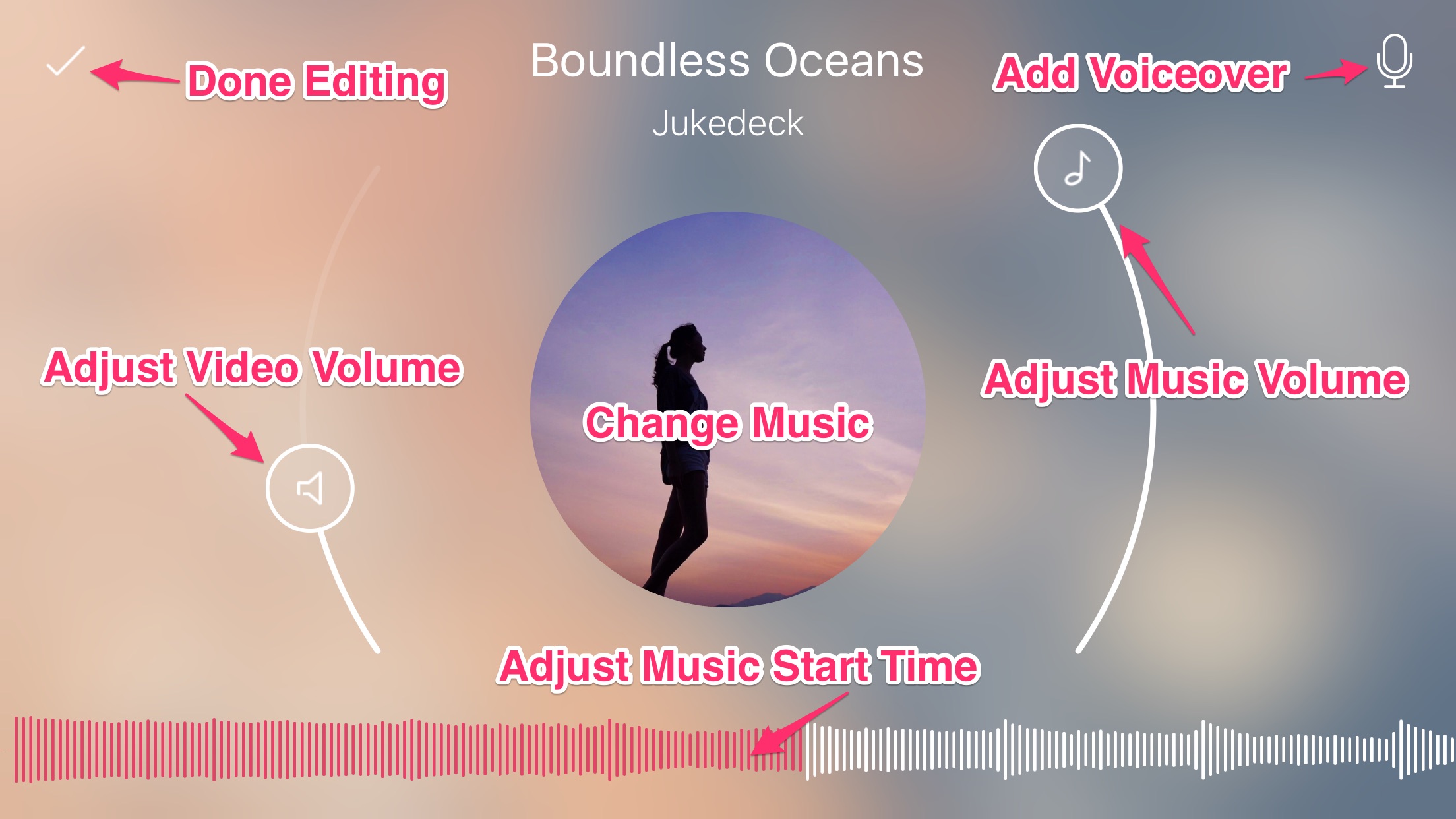 Spark Sound Controls Screen